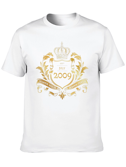 Est July 2009 Black T-Shirt