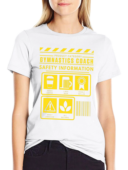 Gymnastics Coach Safety Information T-Shirt