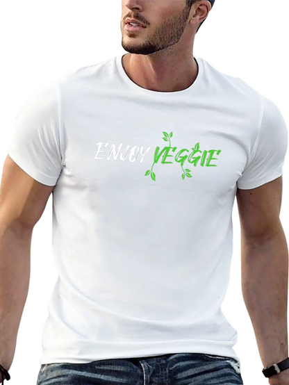 Enjoy Veggie T-Shirt - Stylish Vegan Tee