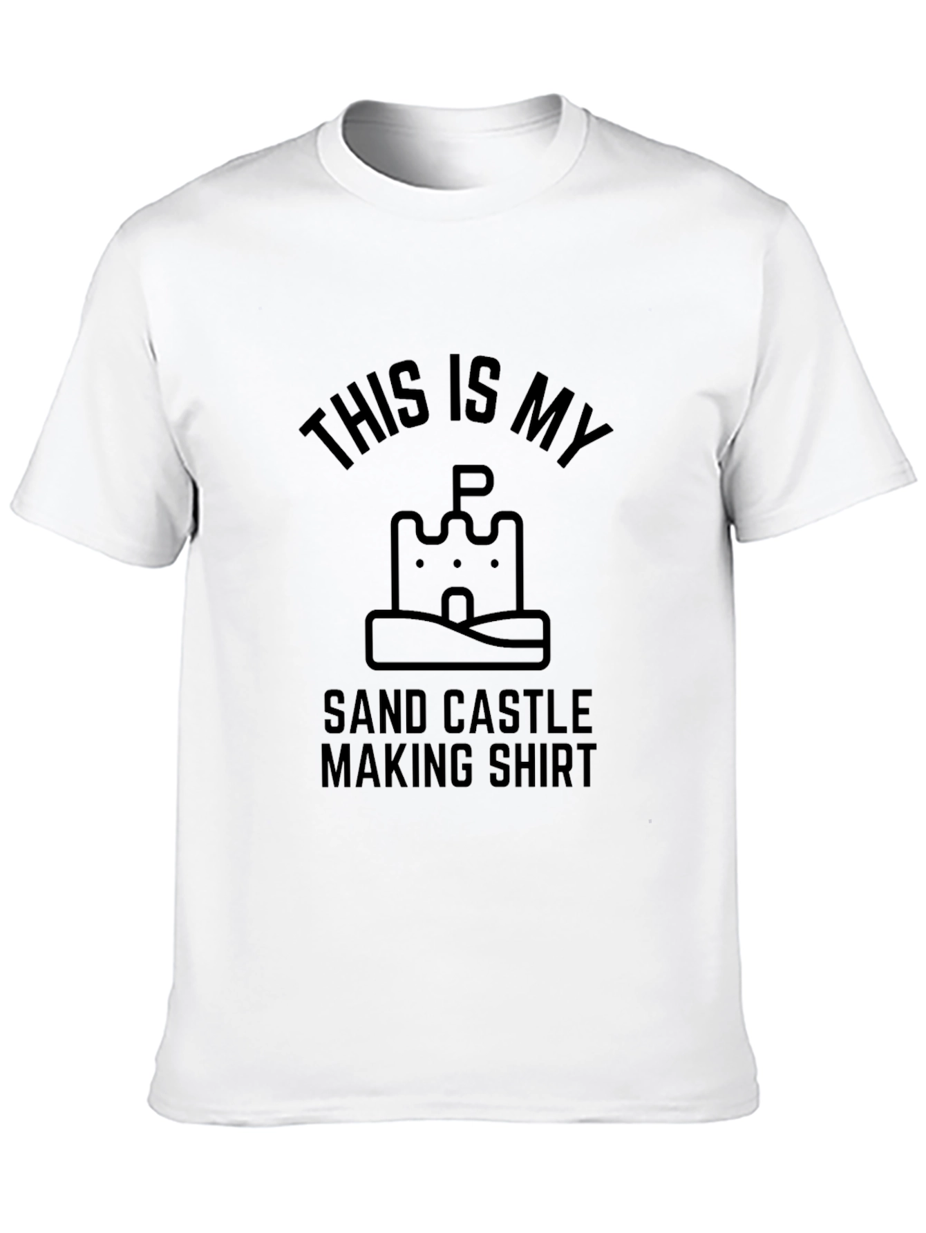 Sand Castle Making Shirt - Novelty Tee