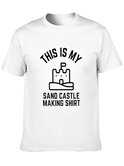 Sand Castle Making Shirt - Novelty Tee