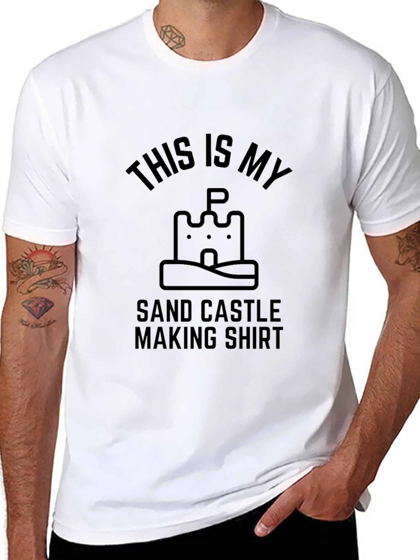 Sand Castle Making Shirt - Novelty Tee