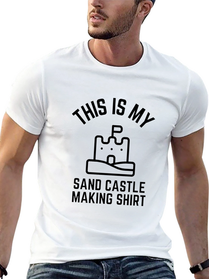 Sand Castle Making Shirt - Novelty Tee