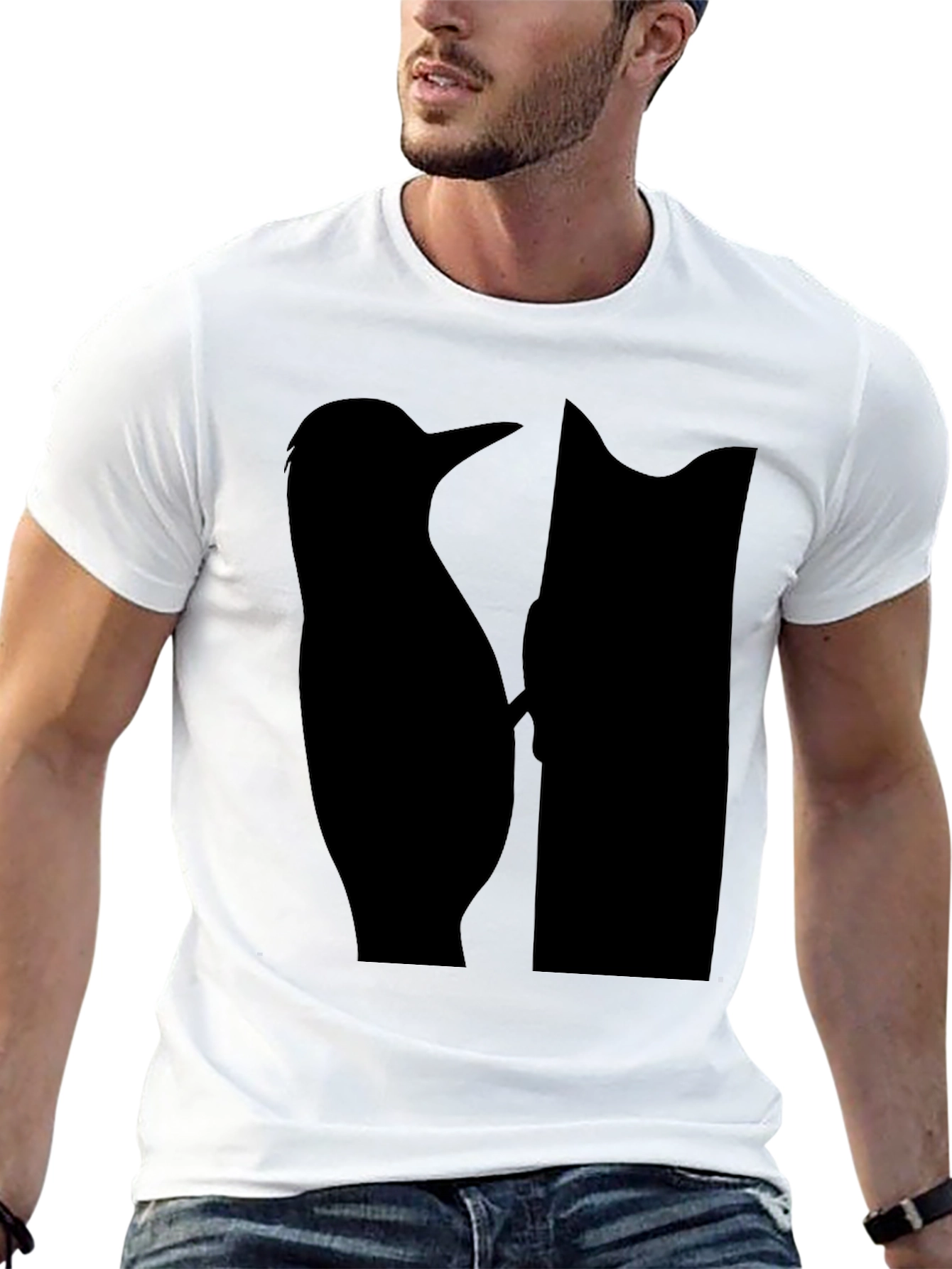 Black Woodpecker Graphic Tee