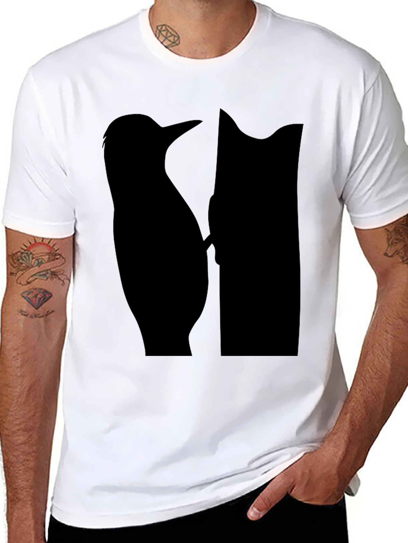 Black Woodpecker Graphic Tee