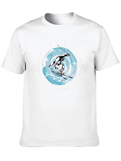 Finest Skiers Born in 1953 Black T-Shirt