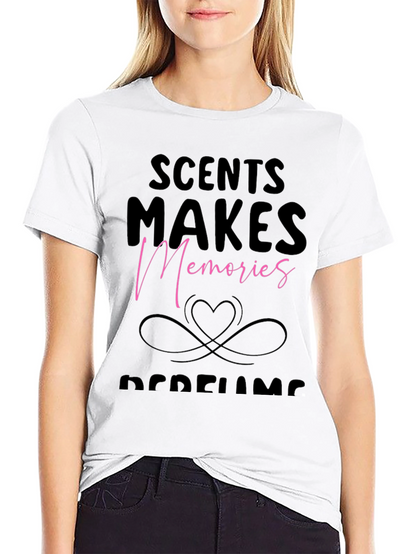Scents Make Memories Black Graphic T-Shirt