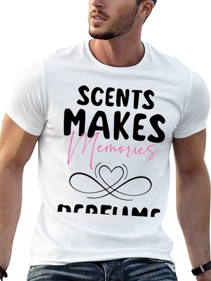 Scents Make Memories Black Graphic T-Shirt