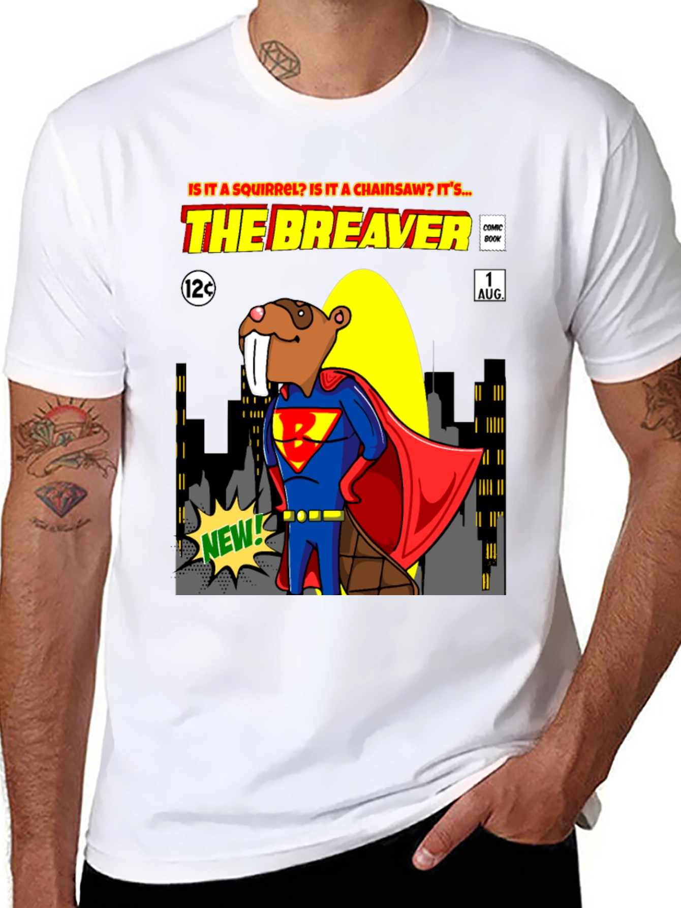 The Breaver Superman Comic Book T-Shirt