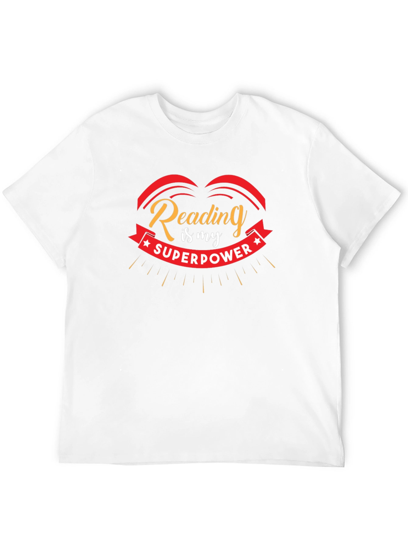 Reading is my Superpower Black T-Shirt