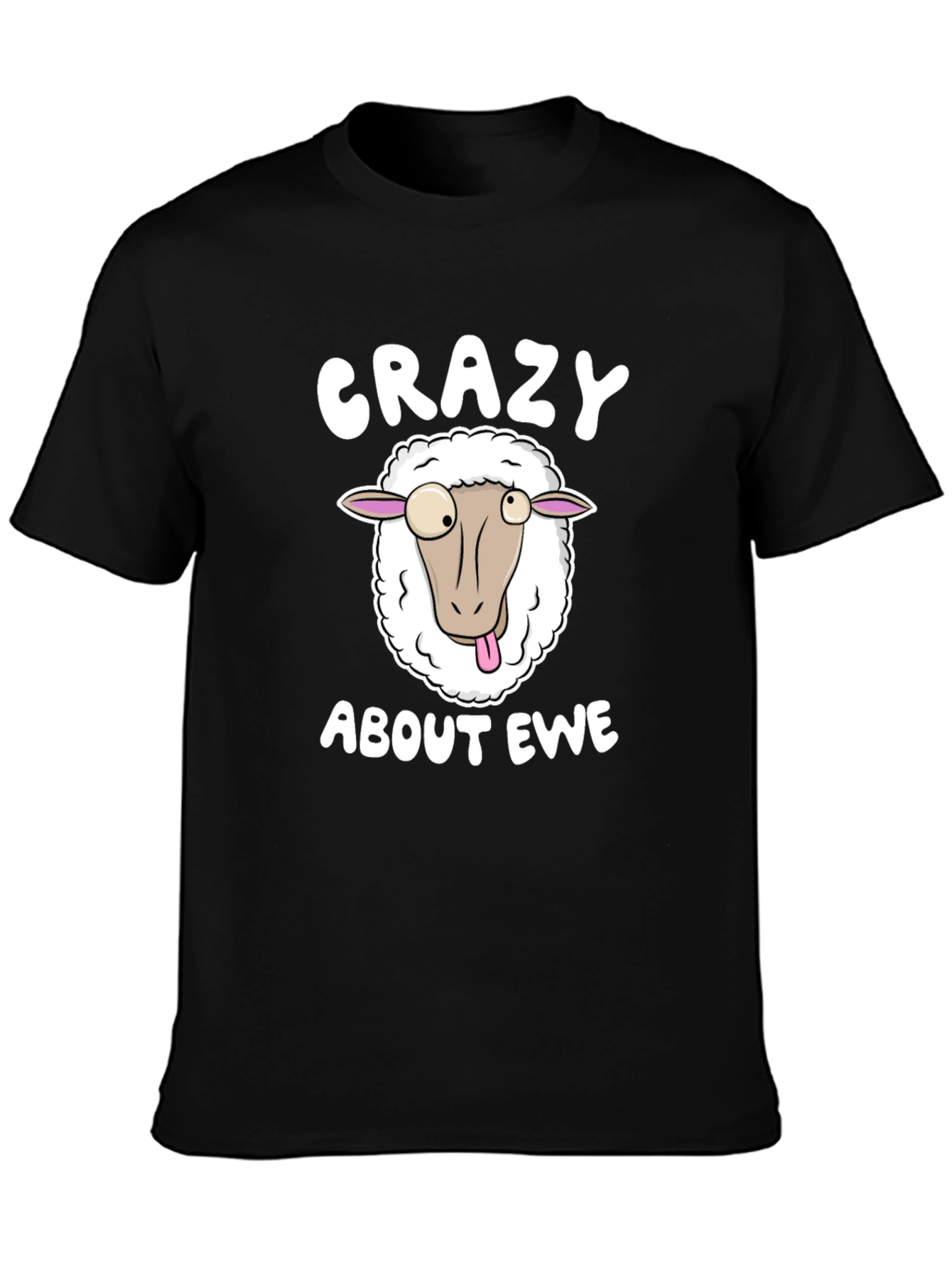 Crazy About Ewe T-Shirt Funny Sheep Tee