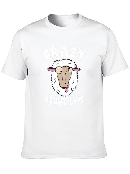 Crazy About Ewe T-Shirt Funny Sheep Tee