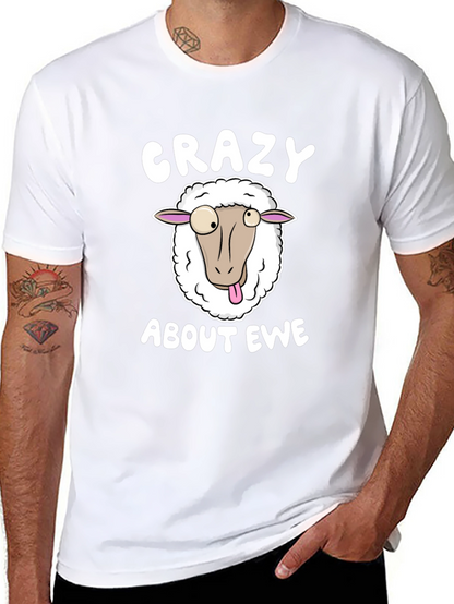 Crazy About Ewe T-Shirt Funny Sheep Tee