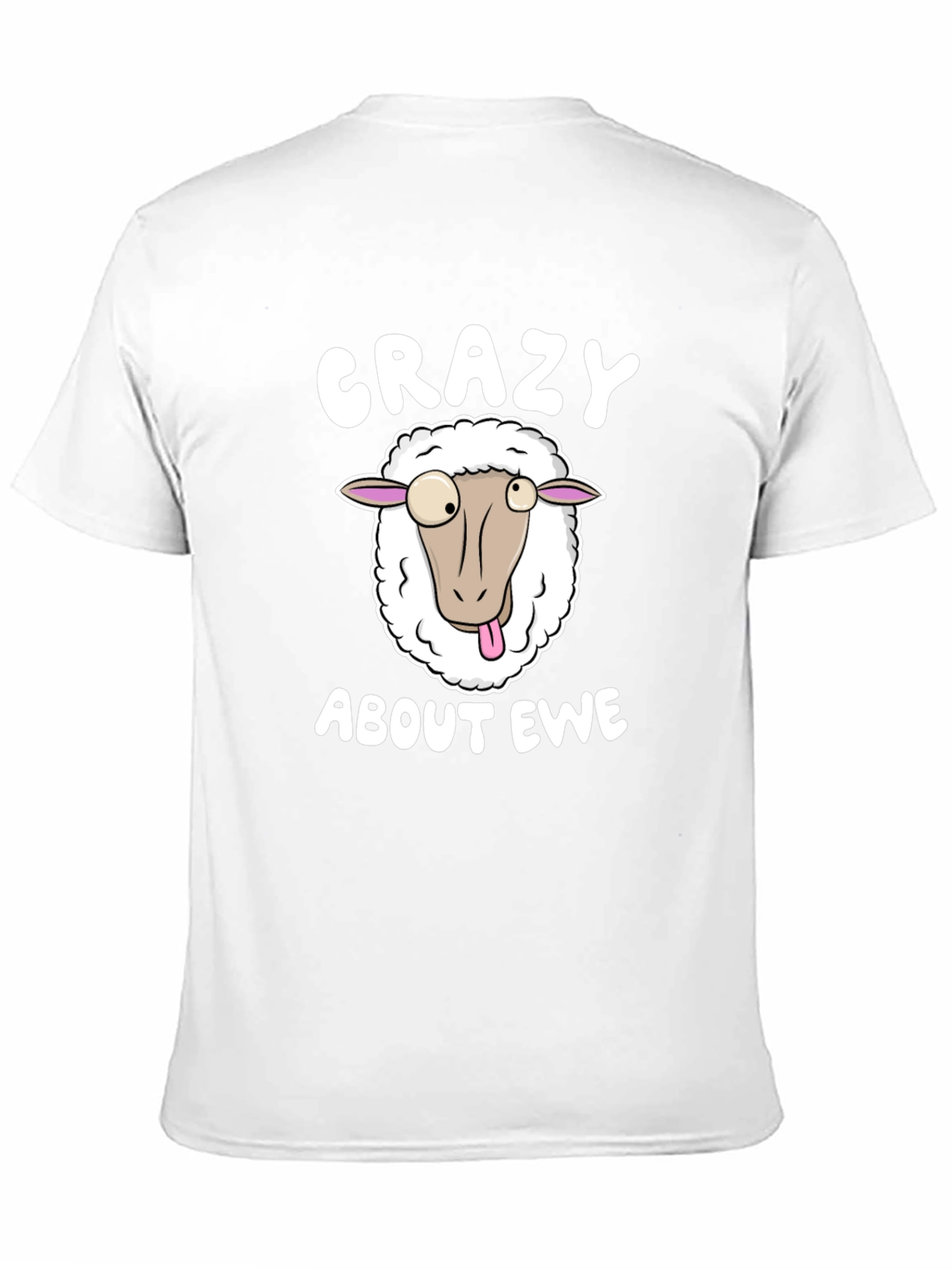 Crazy About Ewe T-Shirt Funny Sheep Tee