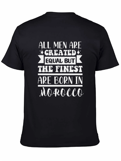 Finest are Born in Morocco Mens T-Shirt