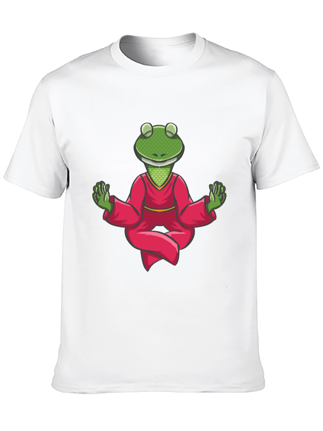 Meditating Frog T-Shirt - Zen Animal Tee