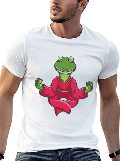 Meditating Frog T-Shirt - Zen Animal Tee