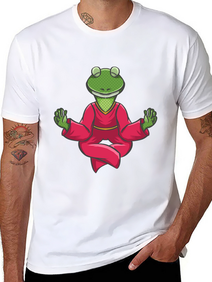 Meditating Frog T-Shirt - Zen Animal Tee