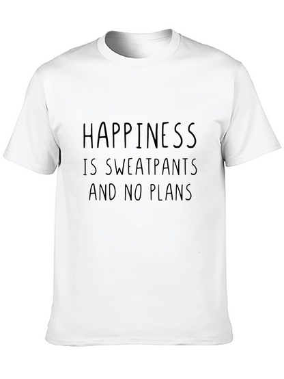Happiness Sweatpants & No Plans T-Shirt