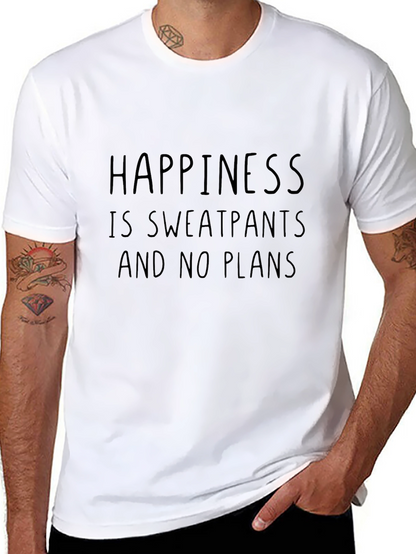 Happiness Sweatpants & No Plans T-Shirt
