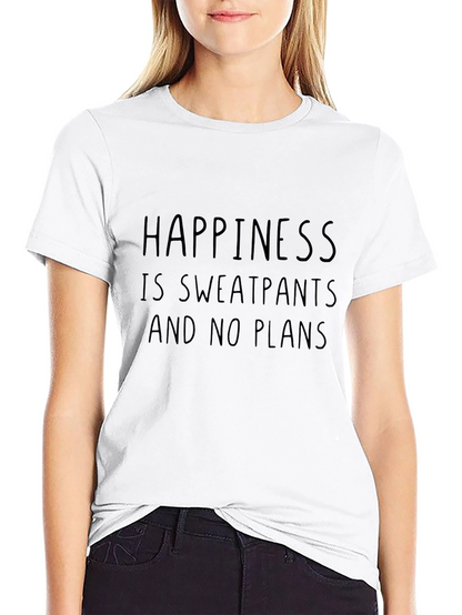 Happiness Sweatpants & No Plans T-Shirt