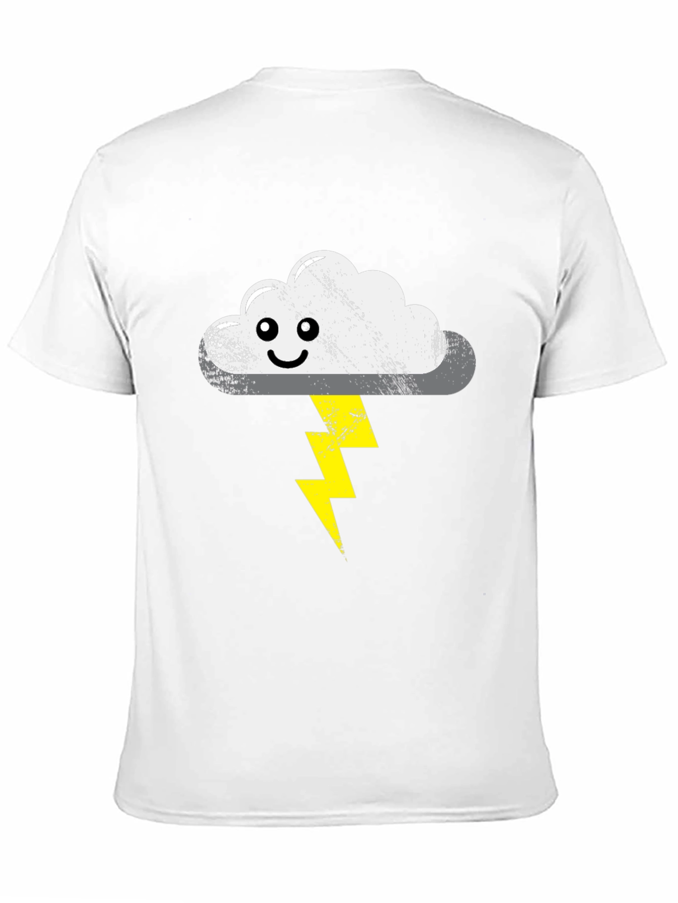 Stormy Cloud T-Shirt - Cute Lightning Bolt Design