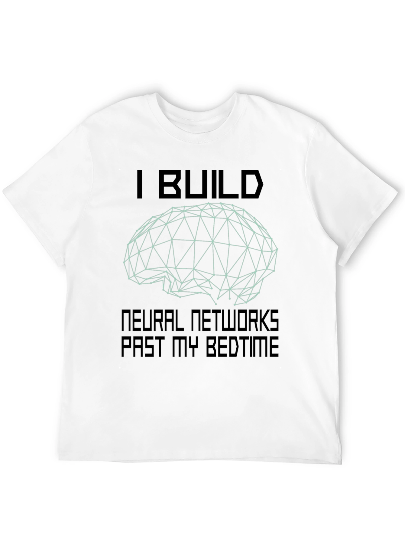 Neural Network Builder Black T-Shirt