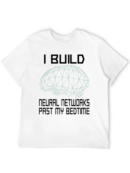 Neural Network Builder Black T-Shirt