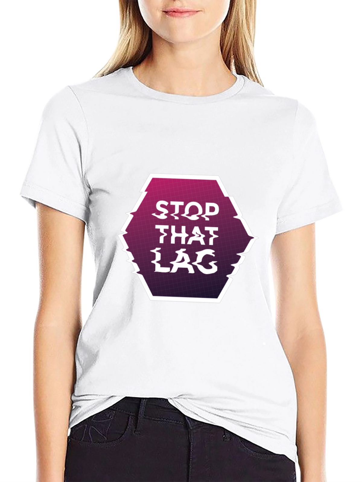 Stop That Lag Graphic Tee - Gamer Style