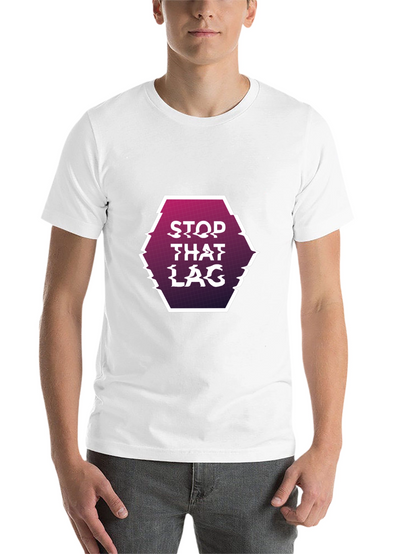 Stop That Lag Graphic Tee - Gamer Style