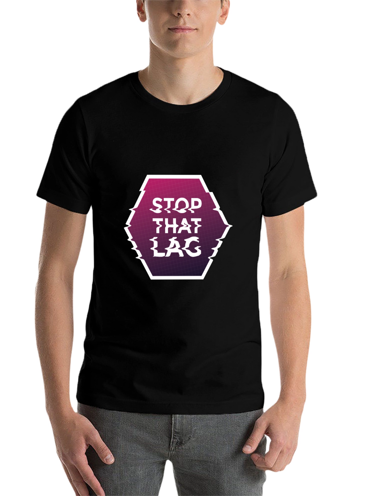 Stop That Lag Graphic Tee - Gamer Style