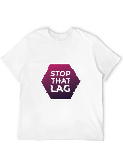 Stop That Lag Graphic Tee - Gamer Style