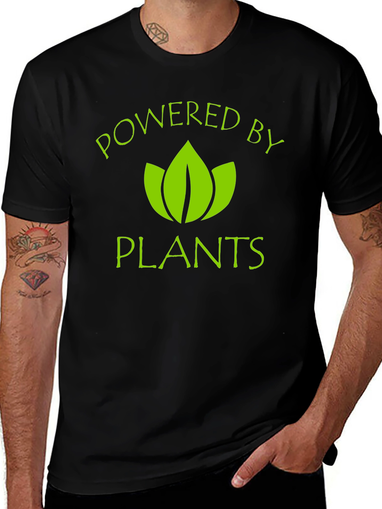 Powered By Plants Graphic T-Shirt