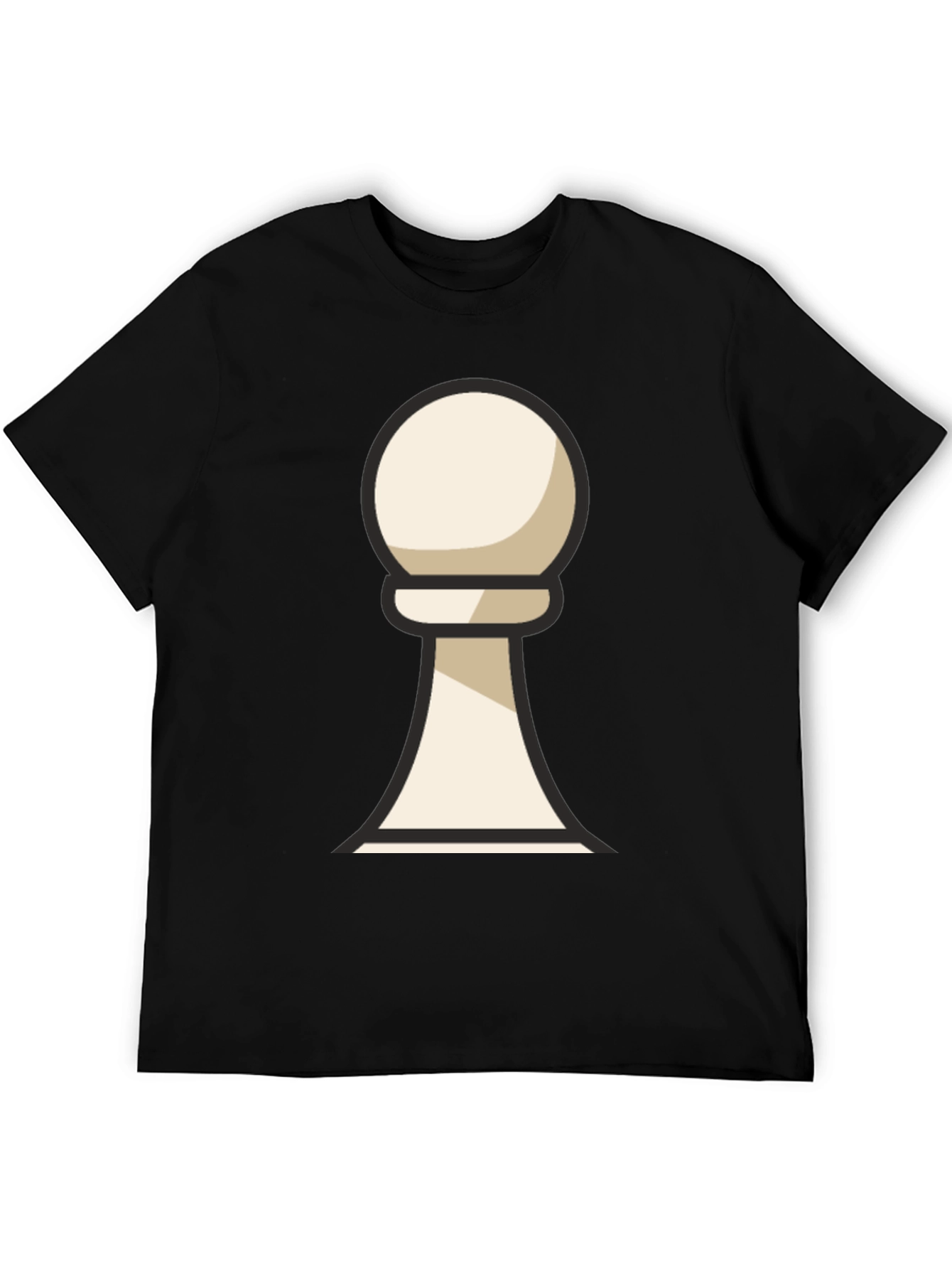 Chess Pawn Graphic T-Shirt - Casual Wear