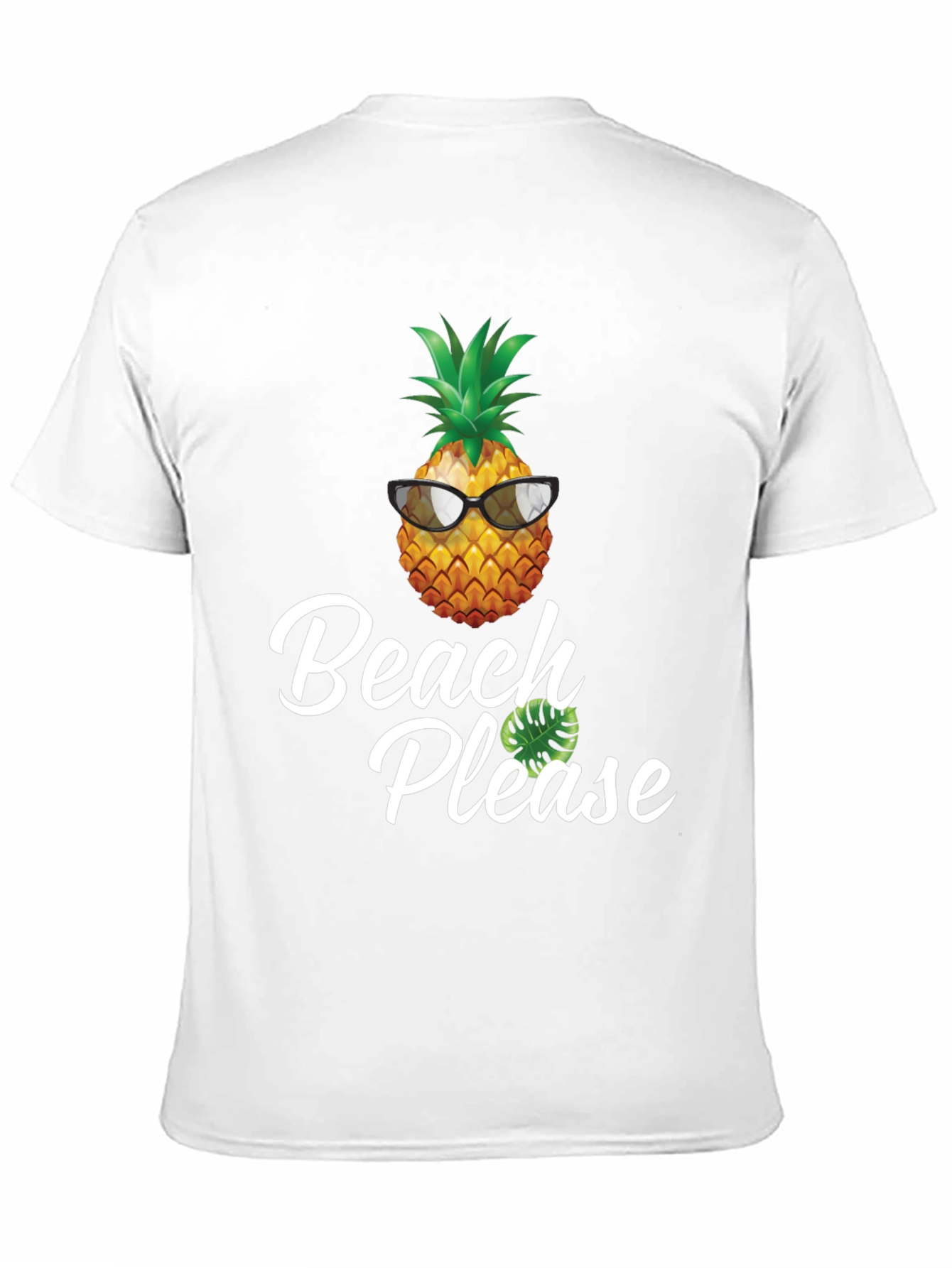 Beach Please Pineapple Graphic T-Shirt