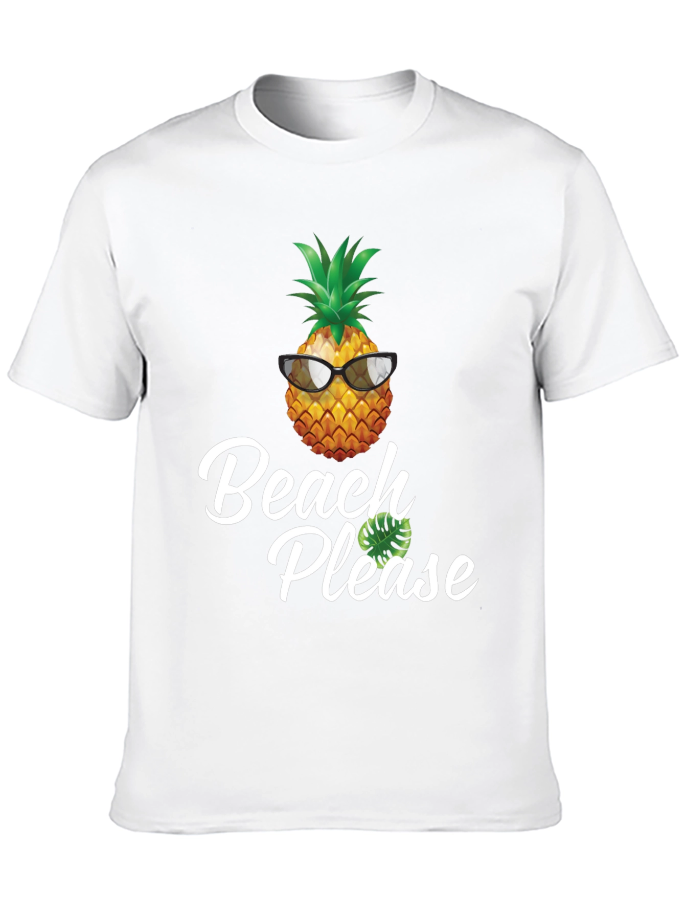 Beach Please Pineapple Graphic T-Shirt