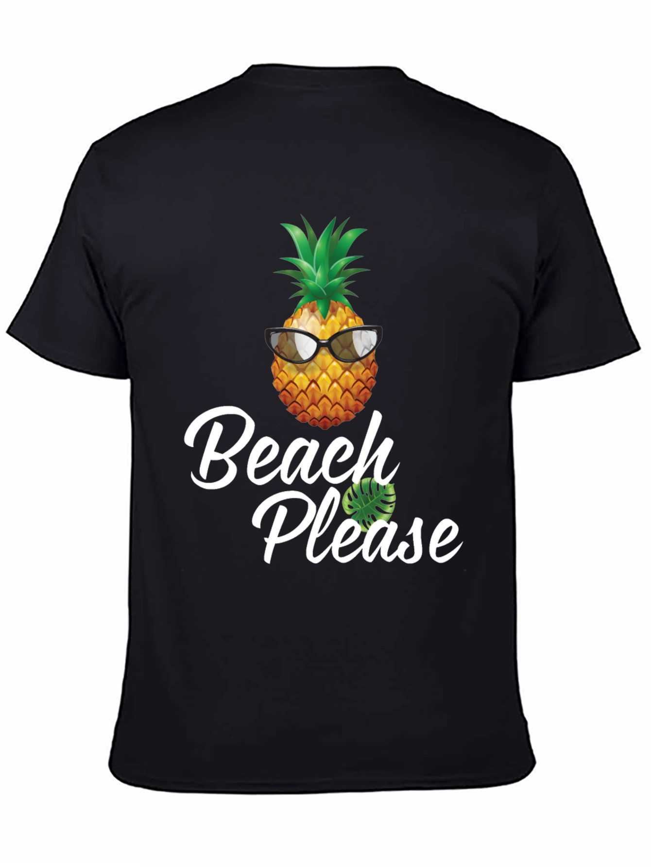 Beach Please Pineapple Graphic T-Shirt