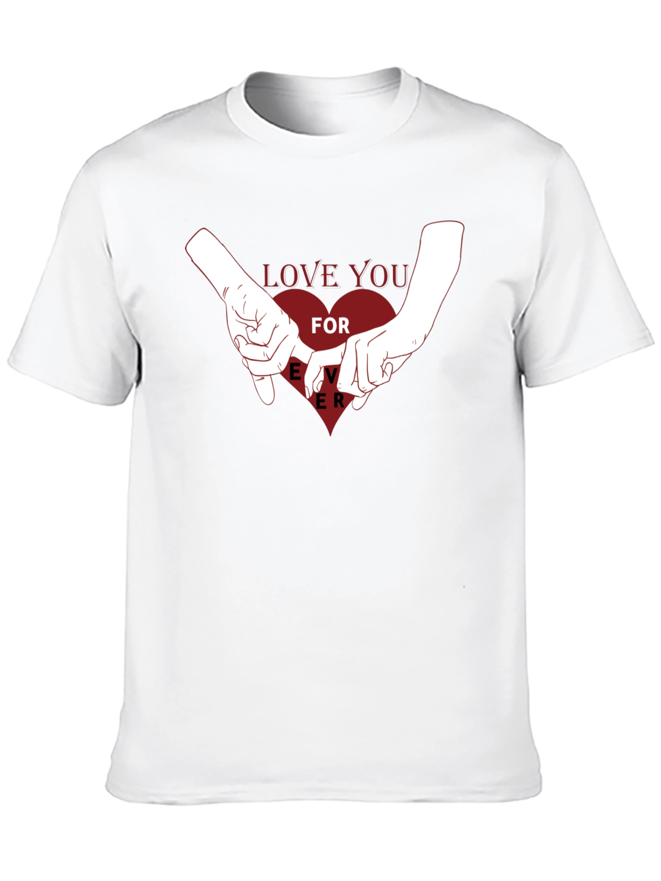 Love You Forever Graphic Tee - Black