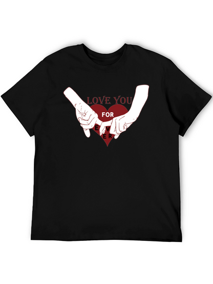 Love You Forever Graphic Tee - Black
