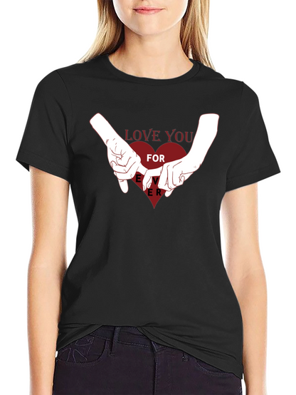 Love You Forever Graphic Tee - Black