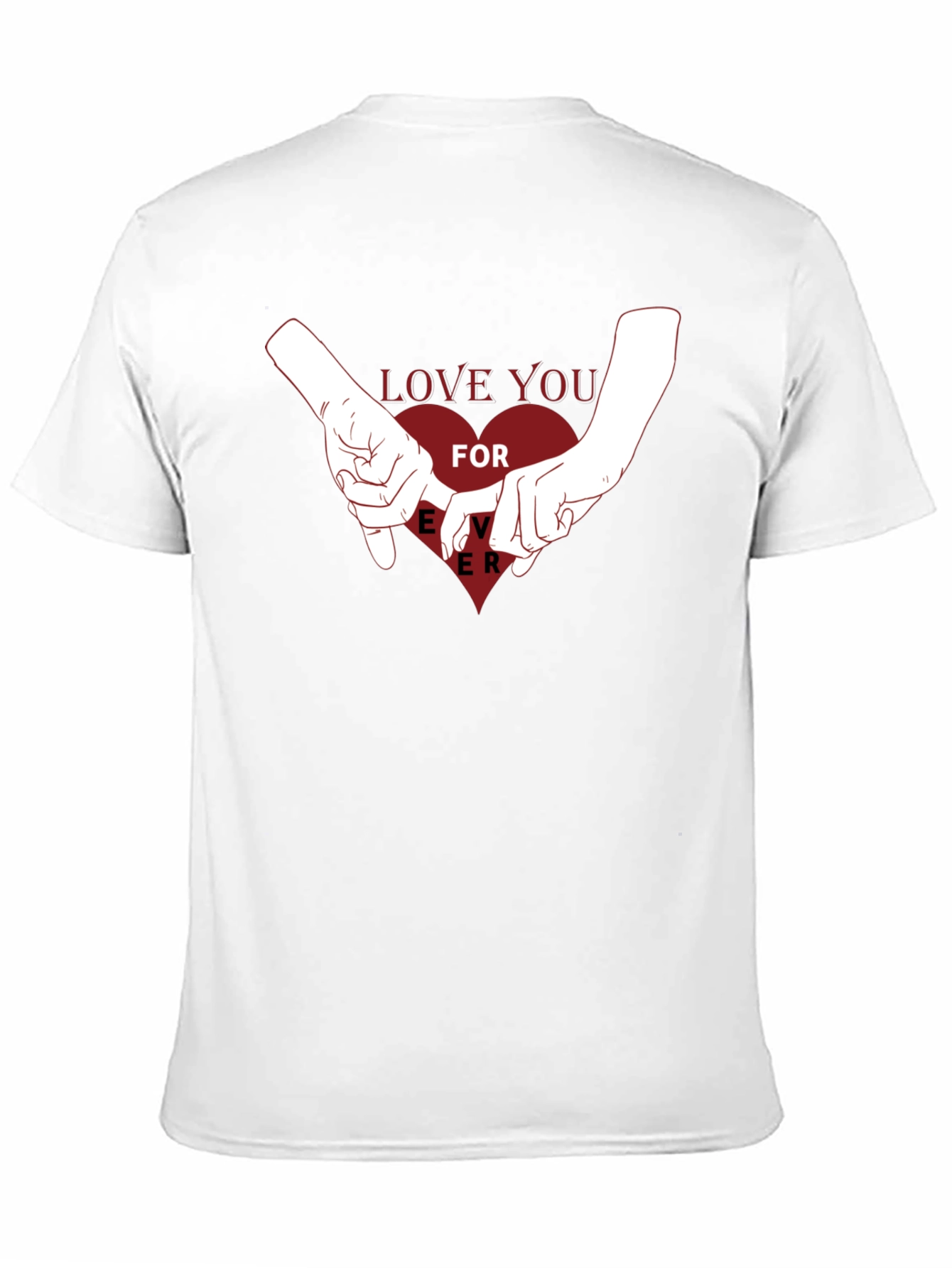 Love You Forever Graphic Tee - Black