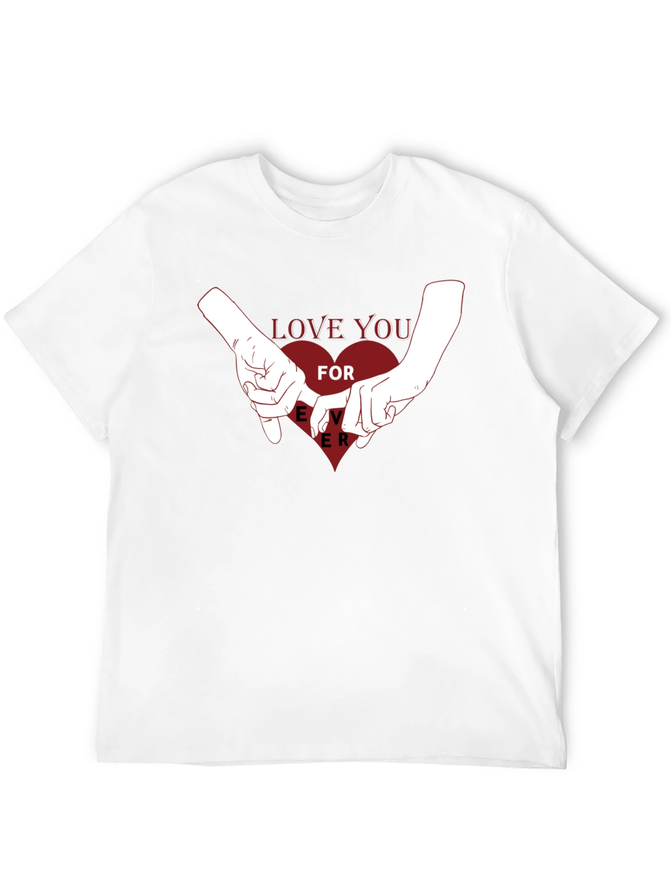 Love You Forever Graphic Tee - Black