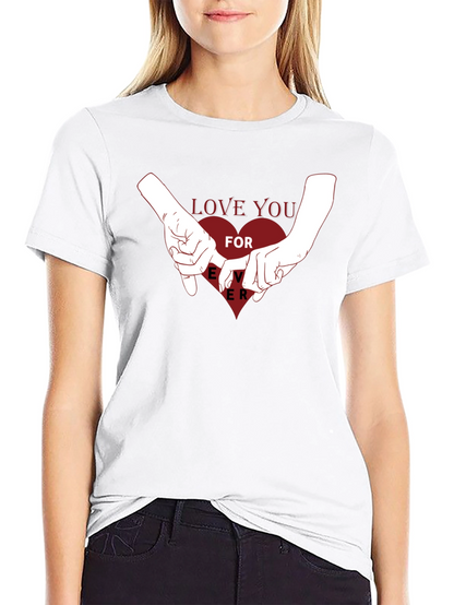 Love You Forever Graphic Tee - Black