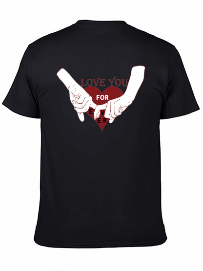 Love You Forever Graphic Tee - Black