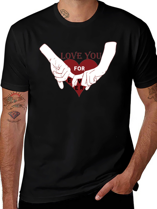 Love You Forever Graphic Tee - Black