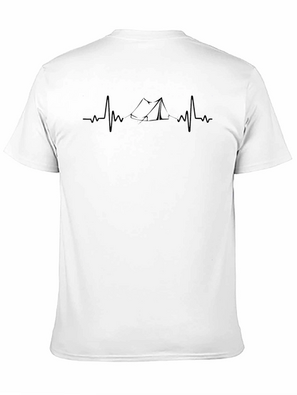 Camping Heartbeat T-Shirt - Adventure Tee