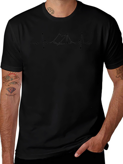 Camping Heartbeat T-Shirt - Adventure Tee