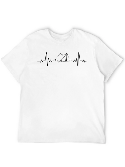 Camping Heartbeat T-Shirt - Adventure Tee