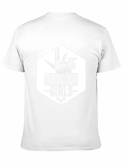 Oilfield Girls Black Graphic T-Shirt