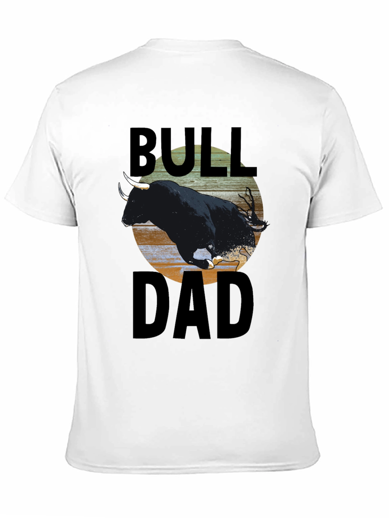Bull Dad T-Shirt - Black